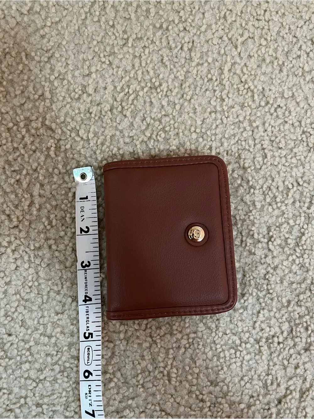 NWOT Time and Tru Women’s Sharon Two Fold Wallet - Solid Cognac